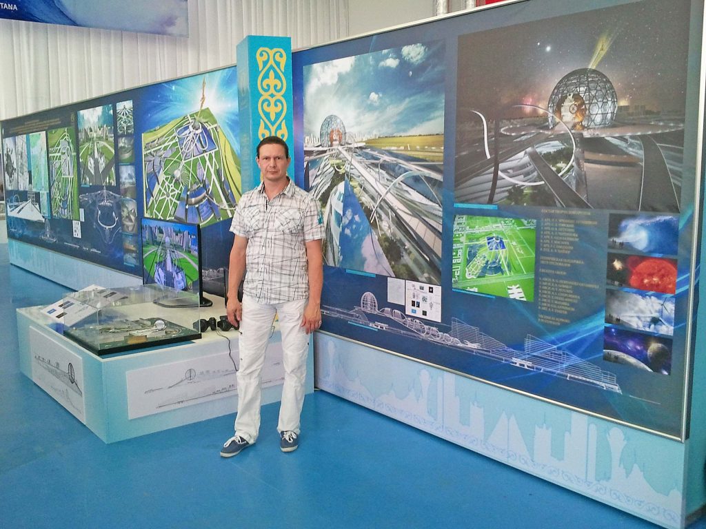 Panneau de présentation 12x2m du projet pour l’Expo 2017